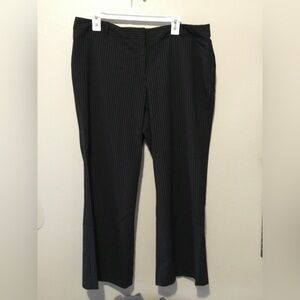 Lane Bryant Size 18 Short Pin Stripe Pants